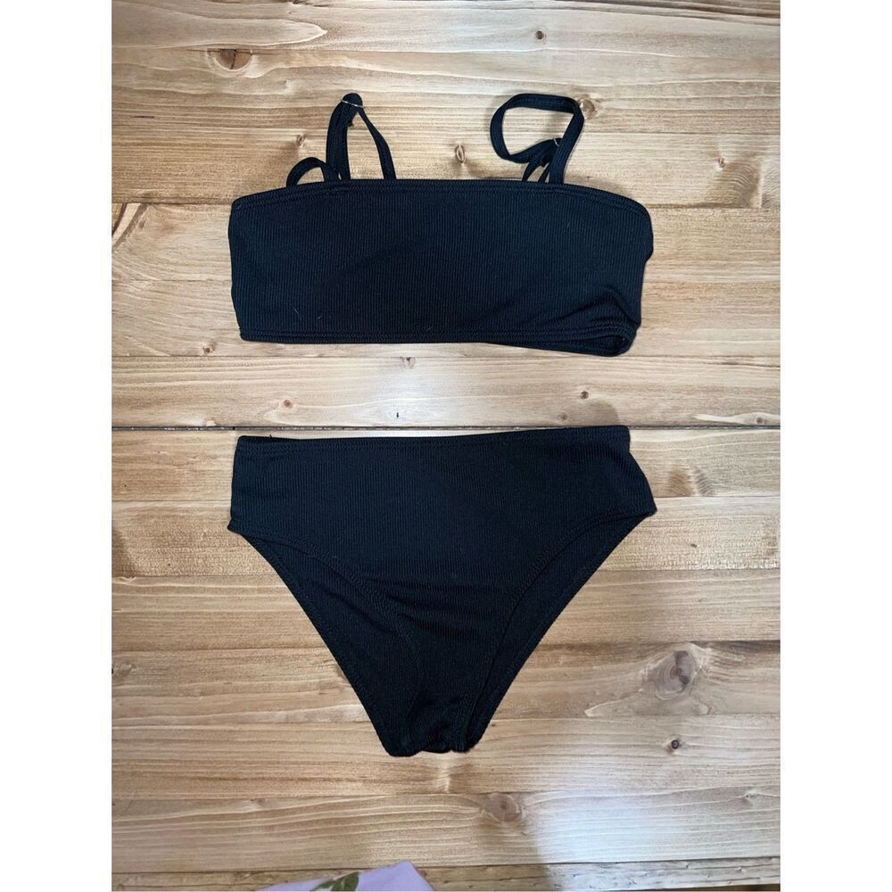Black Girls Swim Suit Size 6/7
